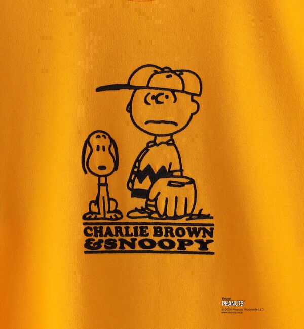 SHIPS KIDS「SHIPS KIDS:100～130cm / スヌーピー 7分袖 TEE」|Tシャツ・カットソー|