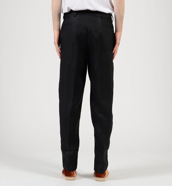 TOMORROWLAND MENS「【別注】Salvatore Piccolo MARCELLO リネン1プリーツテーパードパンツ」|スラックス|