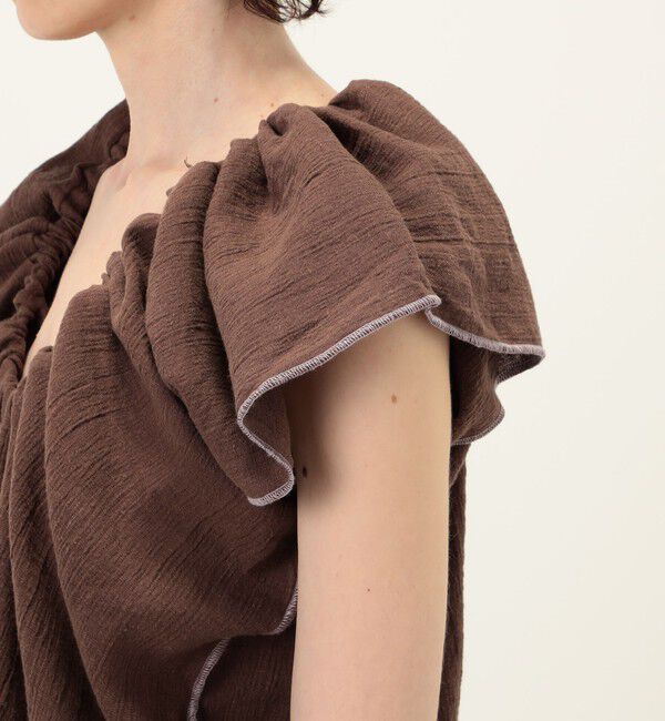 TOMORROWLAND BUYING WEAR「BASERANGE MAX DRESS リネンコットン ワンピース」|ワンピース|