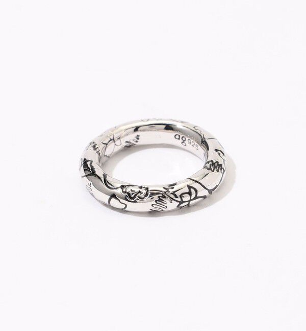 TOMORROWLAND GOODS「avgvst Black Millefleurs リング」|リング|