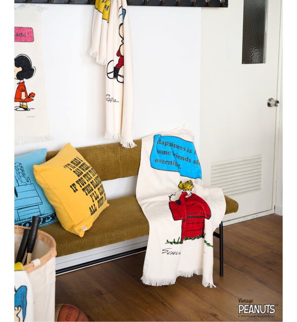 journal standard Furniture「【PEANUTS&times;SPORTS WEAR by JSF】別注 SWEAT CUSHION　クッションカバー」|クッション・クッションカバー|