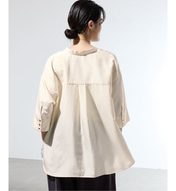 IENA「《一部店舗限定》裾レースシャツ」|シャツ・ブラウス|