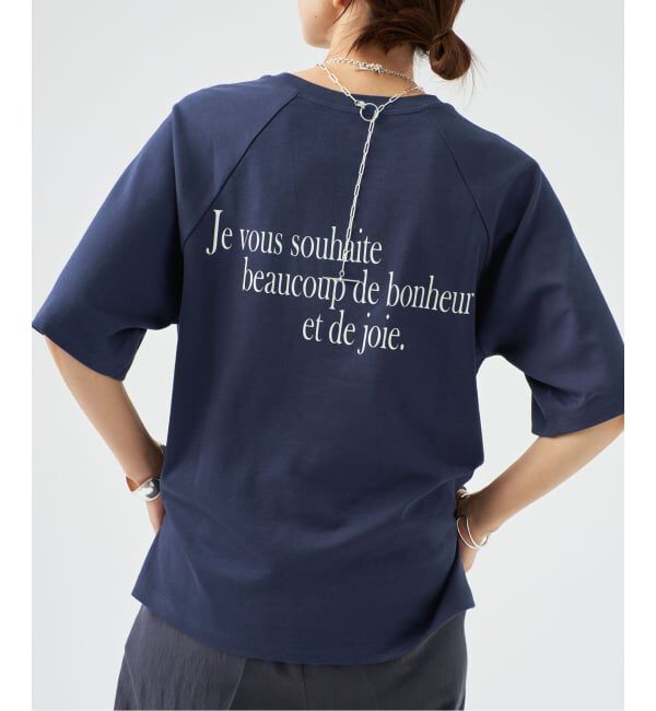 VERMEIL par iena「《予約》BACK PRINT Tシャツ」|Tシャツ・カットソー|