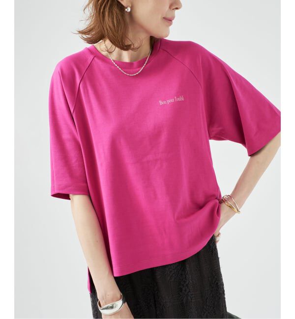 VERMEIL par iena「《予約》BACK PRINT Tシャツ」|Tシャツ・カットソー|ピンク