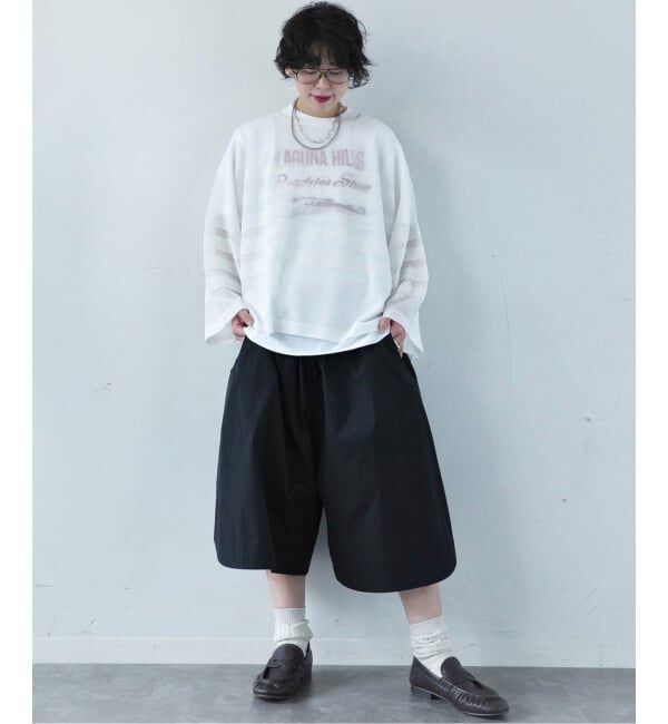 journal standard luxe「シアーボーダー ボートネックプルオーバー」|ニット・セーター|