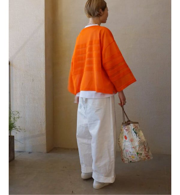 journal standard luxe「シアーボーダー ボートネックプルオーバー」|ニット・セーター|
