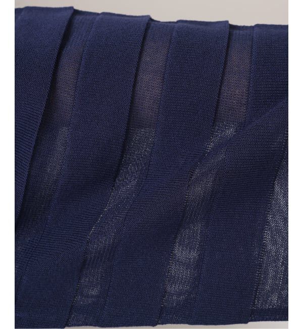 journal standard luxe「シアーボーダー ボートネックプルオーバー」|ニット・セーター|