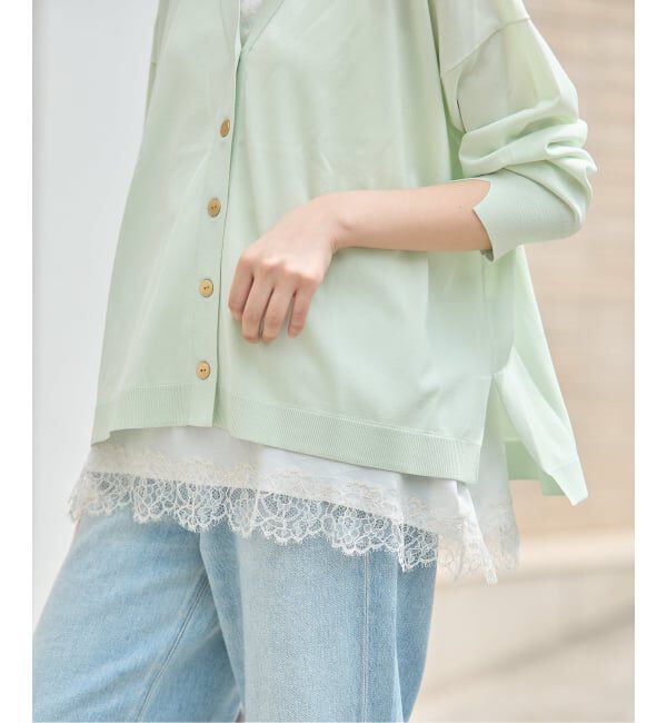 journal standard L'essage「《接触冷感/手洗い可》クールタッチワイドVカーディガン」|カーディガン|