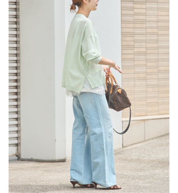 journal standard L'essage「《接触冷感/手洗い可》クールタッチワイドVカーディガン」|カーディガン|