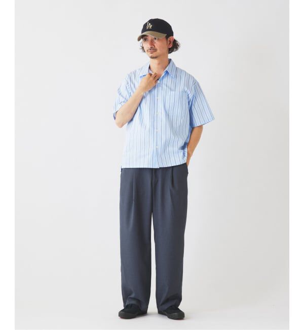 JOURNAL STANDARD relume「JAMES FABRIC ストライプ＆チェック スクエアシャツ」|シャツ・ブラウス|