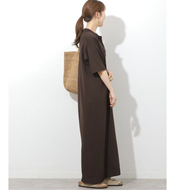 JOURNAL STANDARD relume「［接触冷感 / UVカット］クールヤーンサマーニットポロシャツワンピース」|ワンピース|