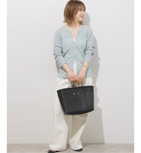 JOURNAL STANDARD relume「ストレッチラッセルレースクルーネックカーディガン」|カーディガン|