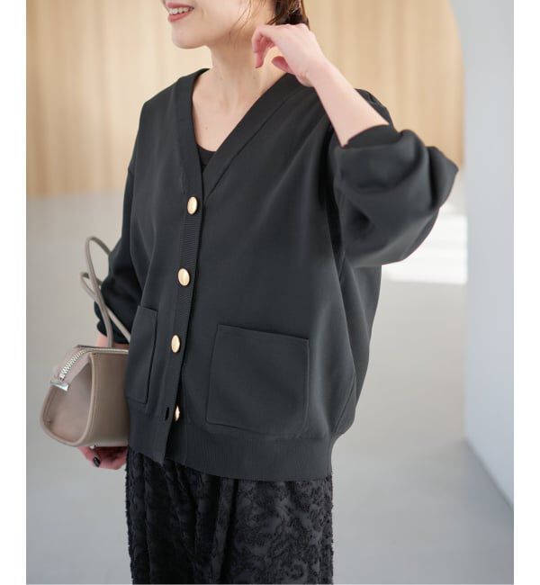 Spick and Span「《一部店舗+WEB限定/追加》ウォッシャブルVネックカーディガン」|カーディガン|