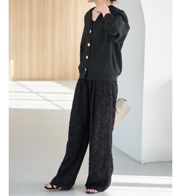 Spick and Span「《一部店舗+WEB限定/追加》ウォッシャブルVネックカーディガン」|カーディガン|