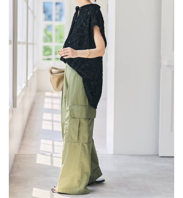 Spick and Span「《予約》シアージャガードフレンチシャツ」|シャツ・ブラウス|