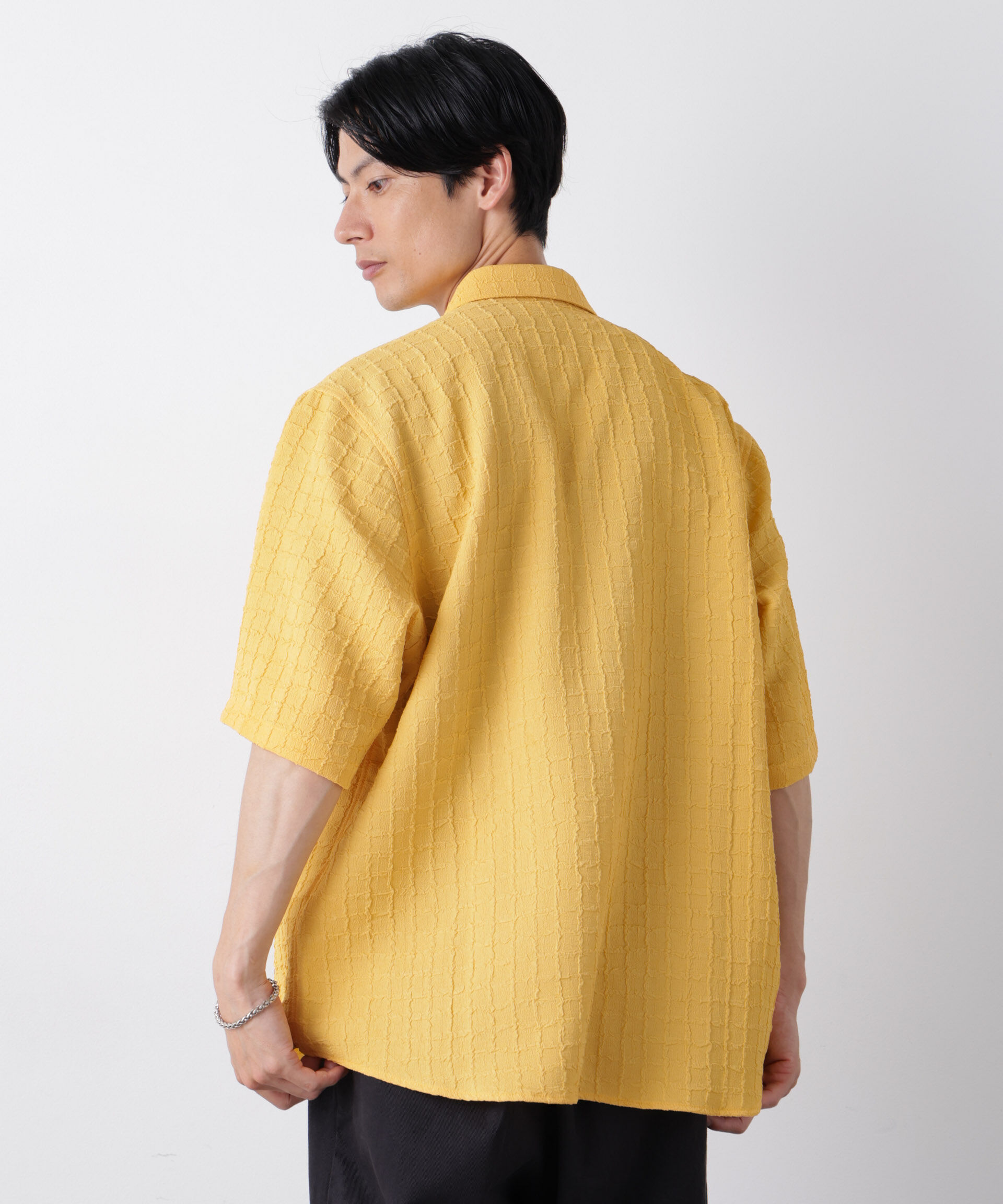 nano･universe「ふくれ二重織シャツ」|シャツ・ブラウス|