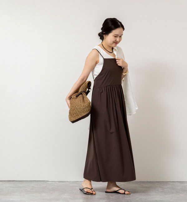 NOLLEY'S sophi「《接触冷感》ウォッシャブルドライトリコットキャミワンピース」|ワンピース|
