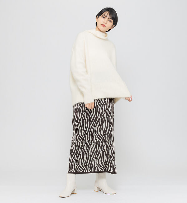 Rouge vif「ジャガードニットスカート」|スカート|