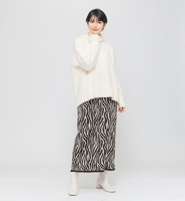 Rouge vif「ジャガードニットスカート」|スカート|