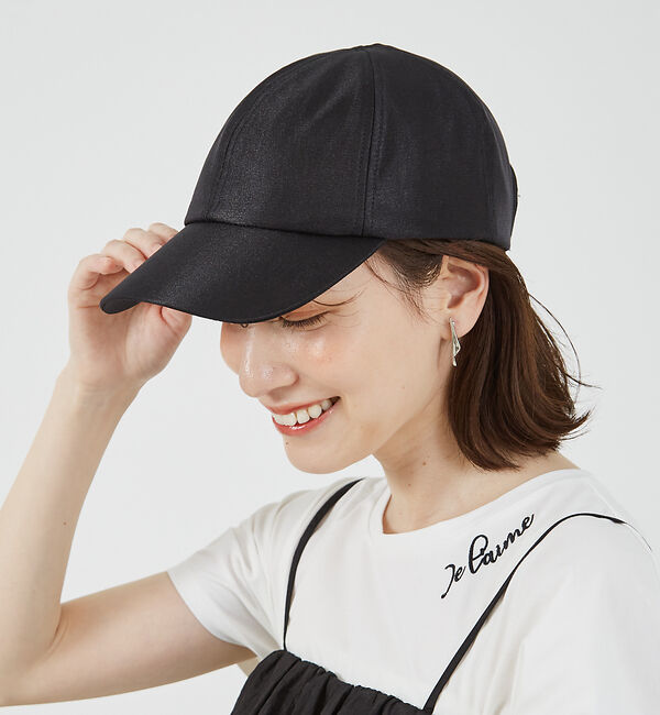 abahouse mavie「シルキーキャップ」|その他|ブラック