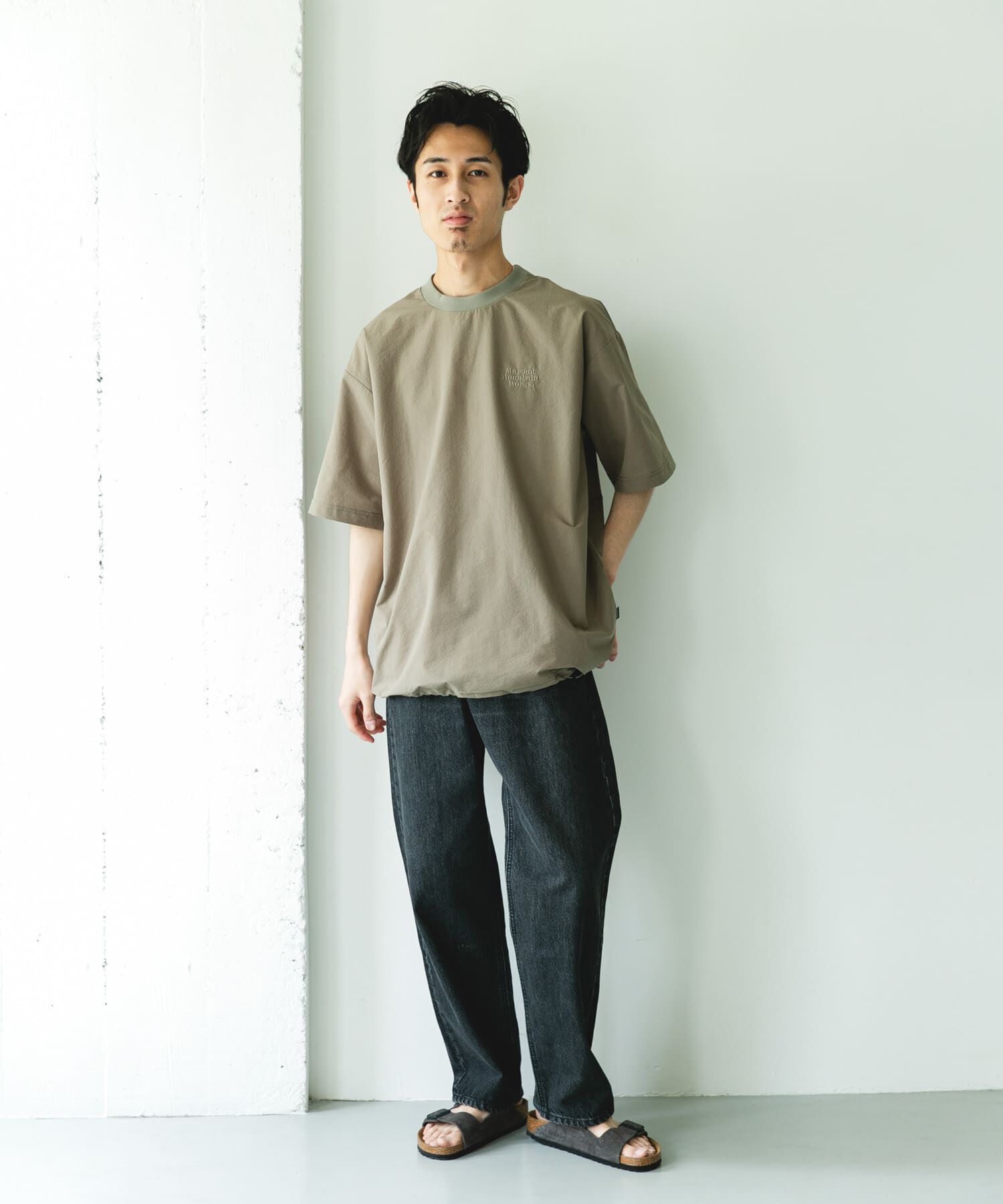 URBAN RESEARCH DOORS「『別注』Marmot&times;DOORS　DOTAIR DRAWSTRING T-SHIRTS」|Tシャツ・カットソー|