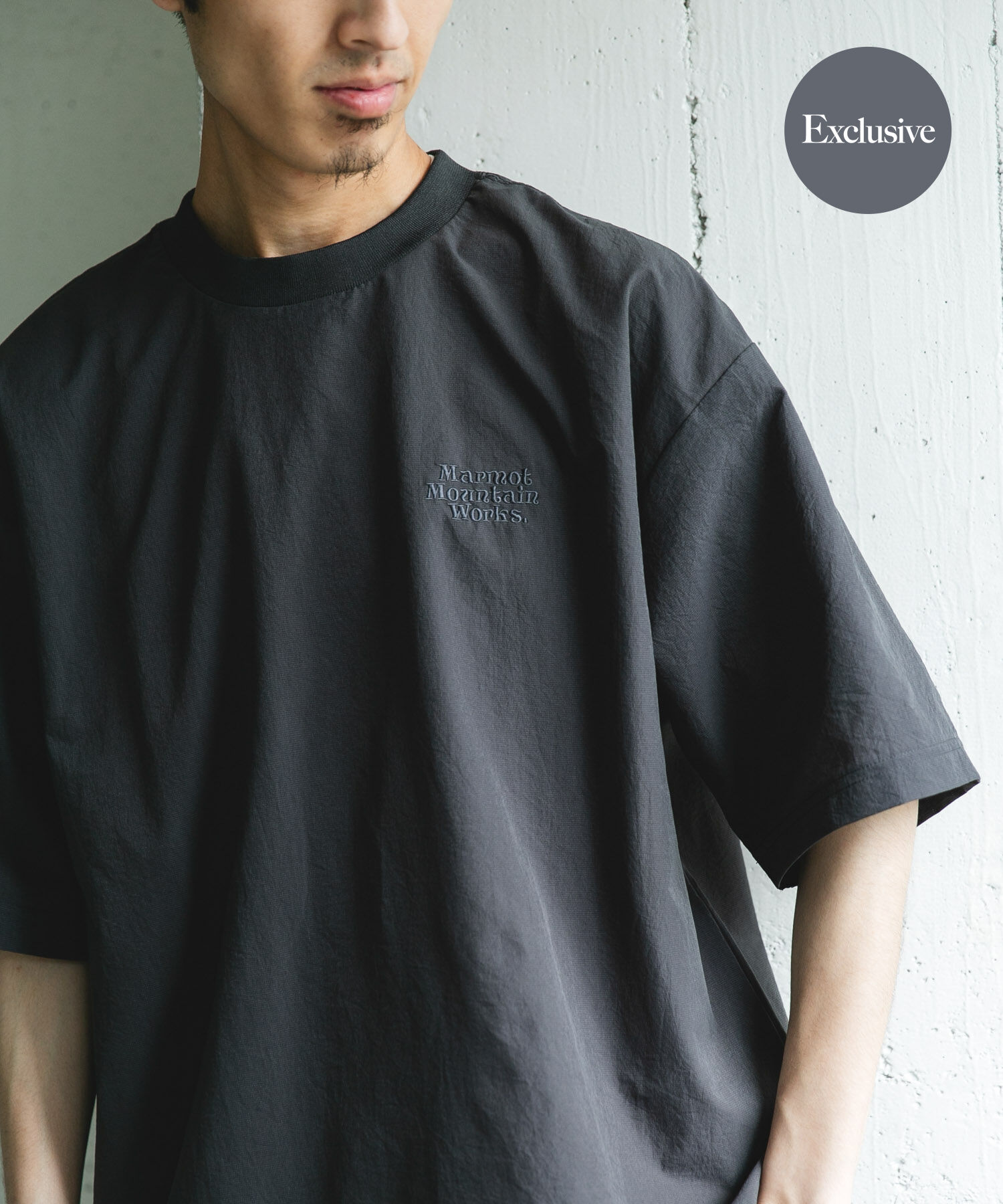 URBAN RESEARCH DOORS「『別注』Marmot&times;DOORS　DOTAIR DRAWSTRING T-SHIRTS」|Tシャツ・カットソー|ブルー