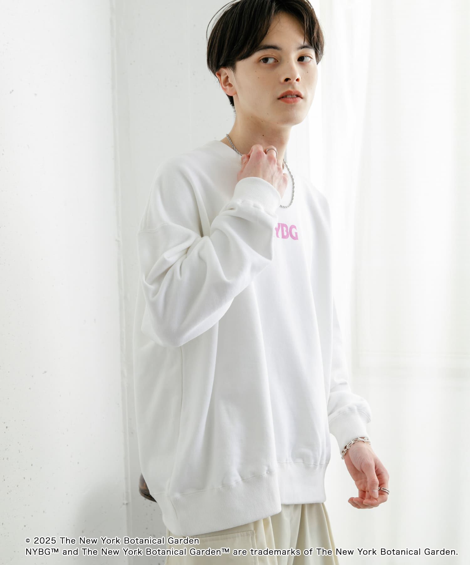 SENSE OF PLACE by URBAN RESEARCH「NYBG　クルーネックルーズスウェットA」|スウェット・ジャージ|