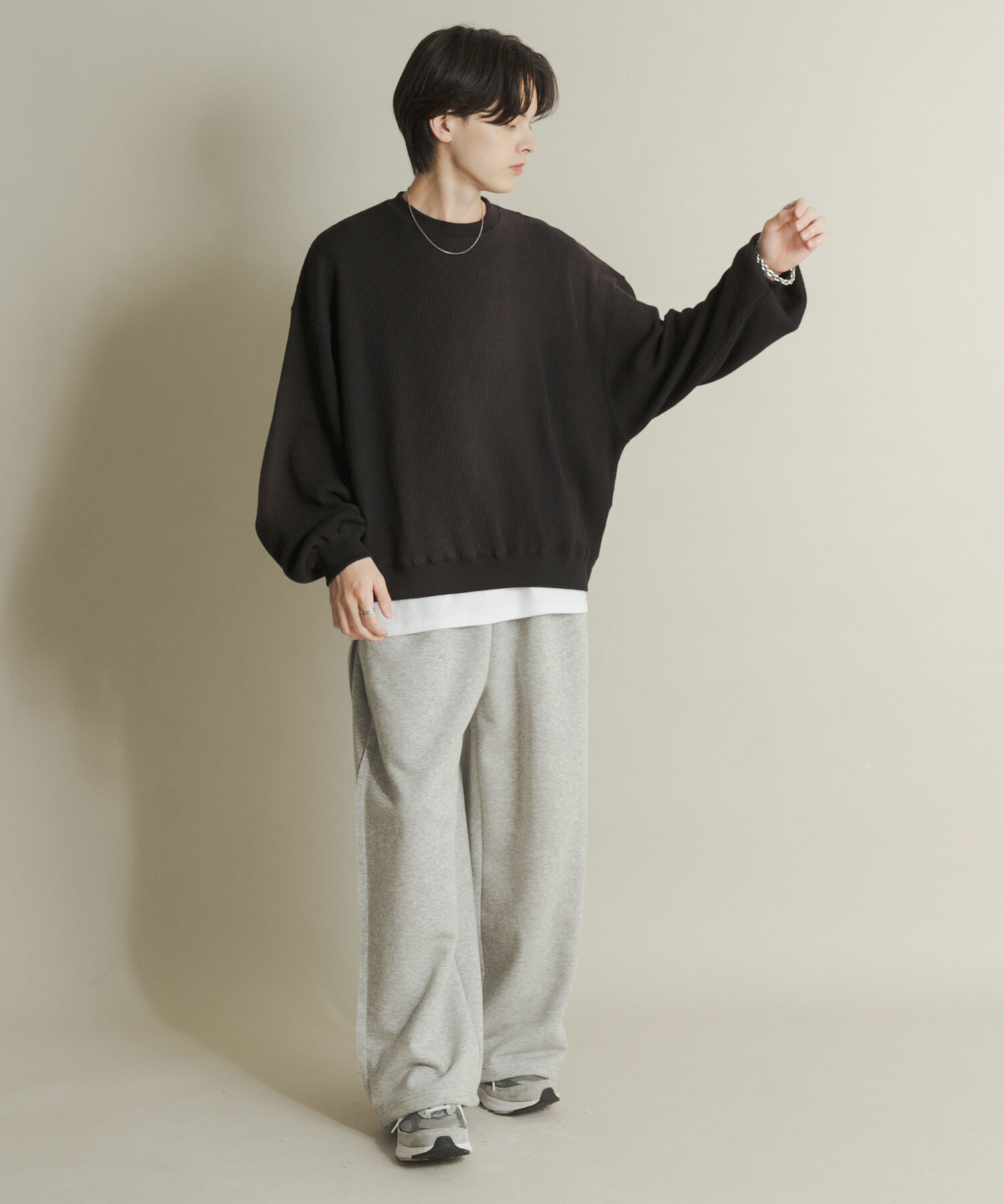 SENSE OF PLACE by URBAN RESEARCH「フェードワッフルバルーンスウェット」|スウェット・ジャージ|