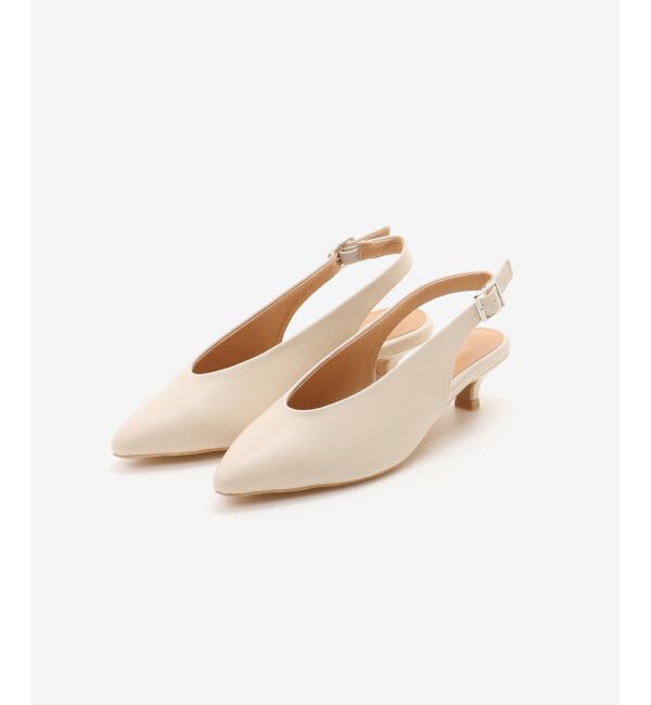  「le.coeur blancバックベルトパンプス」|パンプス|