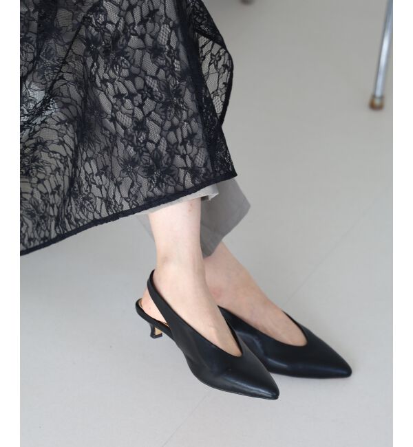  「le.coeur blancバックベルトパンプス」|パンプス|