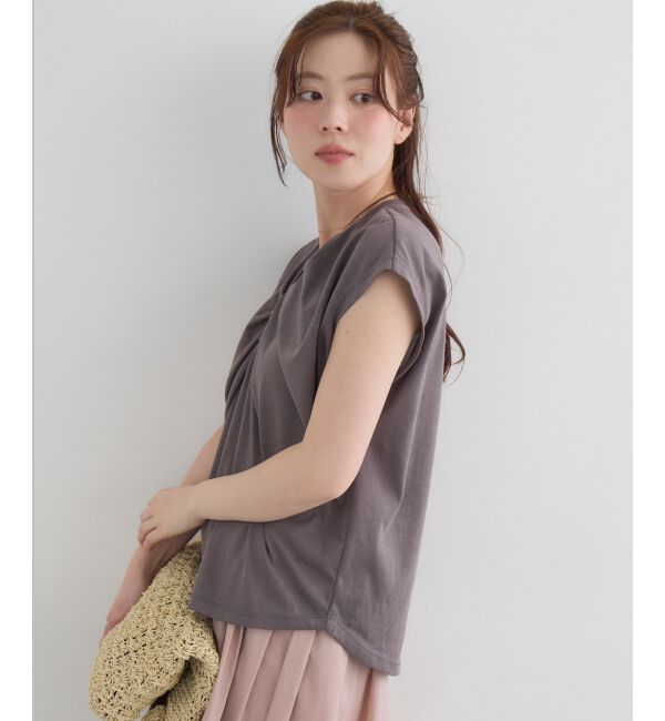  「《WEB限定アイテム》フロントツイストTシャツ」|Tシャツ・カットソー|