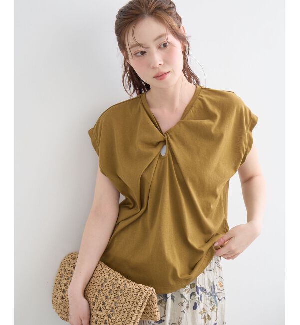  「《WEB限定アイテム》フロントツイストTシャツ」|Tシャツ・カットソー|