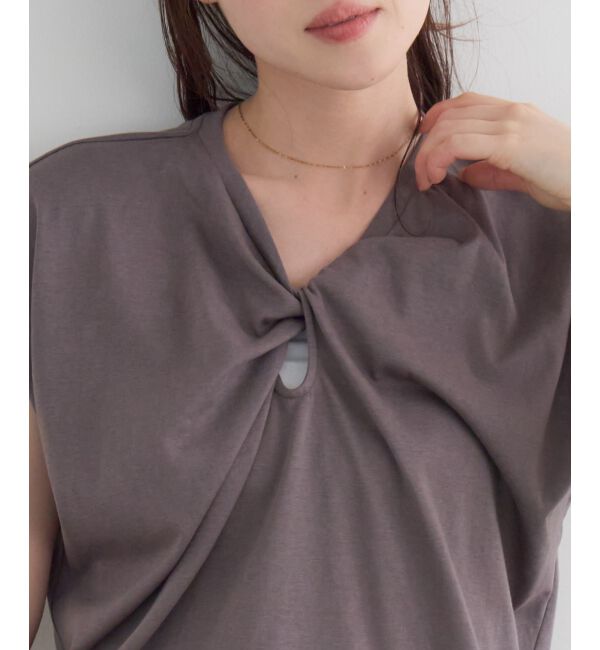  「《WEB限定アイテム》フロントツイストTシャツ」|Tシャツ・カットソー|