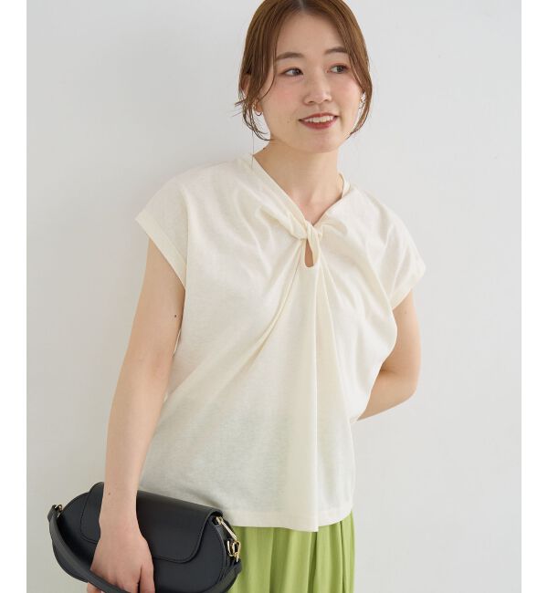  「《WEB限定アイテム》フロントツイストTシャツ」|Tシャツ・カットソー|