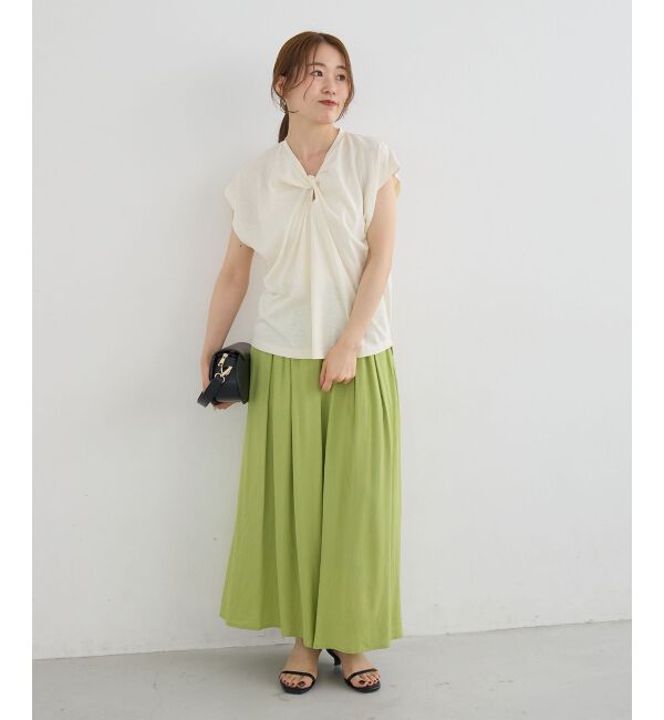  「《WEB限定アイテム》フロントツイストTシャツ」|Tシャツ・カットソー|