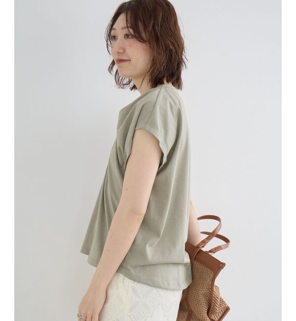  「《WEB限定アイテム》フロントツイストTシャツ」|Tシャツ・カットソー|