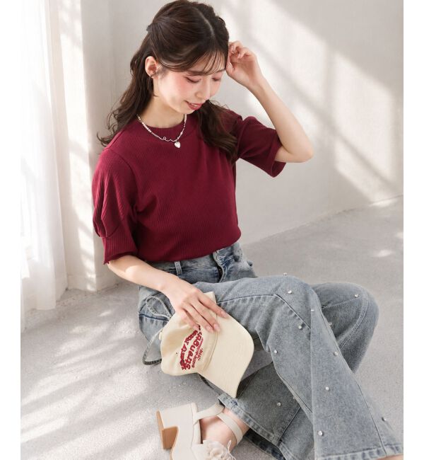  「タックスリーブトップス」|Tシャツ・カットソー|