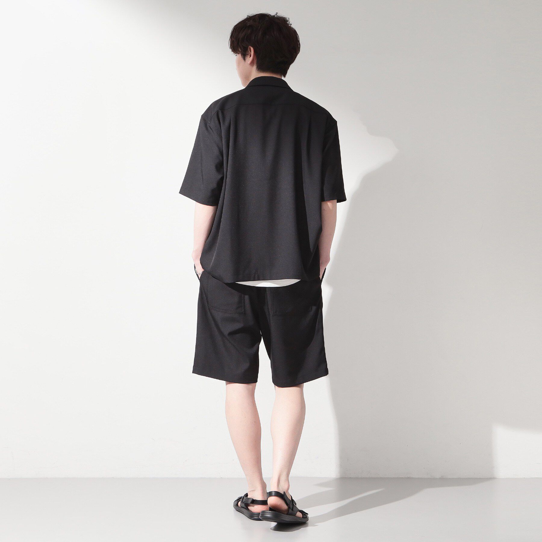 THE SHOP TK「リラックスワイドショートパンツ セットアップ可/洗濯機OK」|その他|
