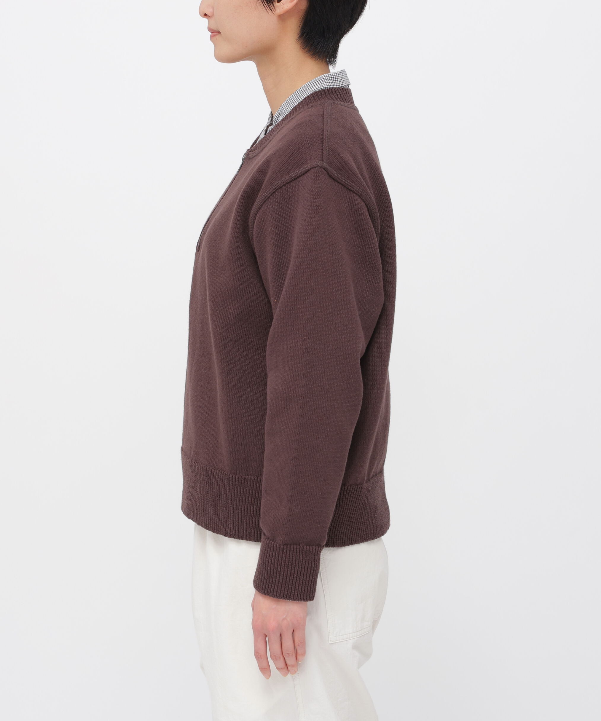 MHL.「DENSE ECO PLATED COTTON KNITWEAR」|ニット・セーター|