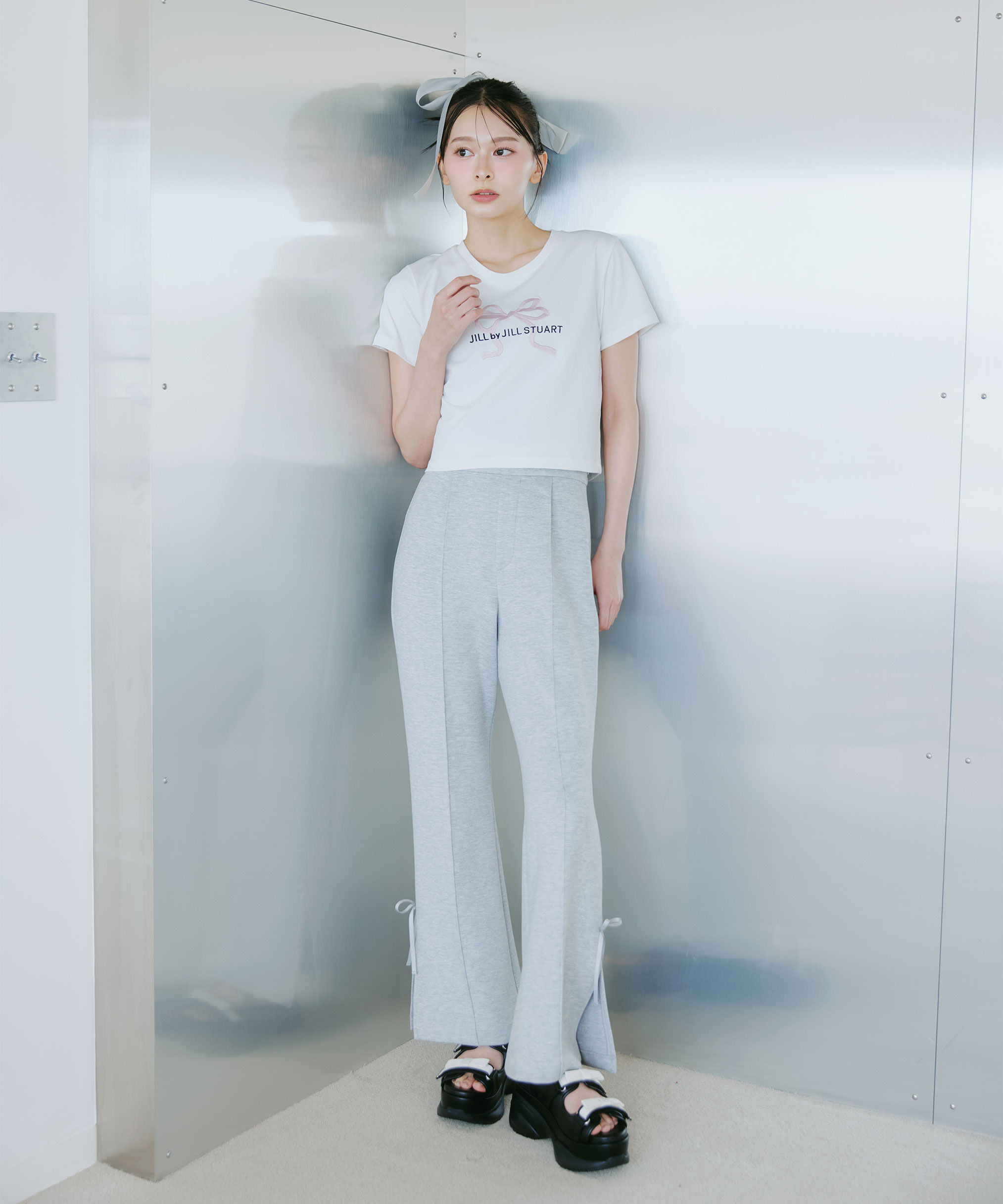  「〈RIBBONシリーズ〉フレアパンツ」|その他|