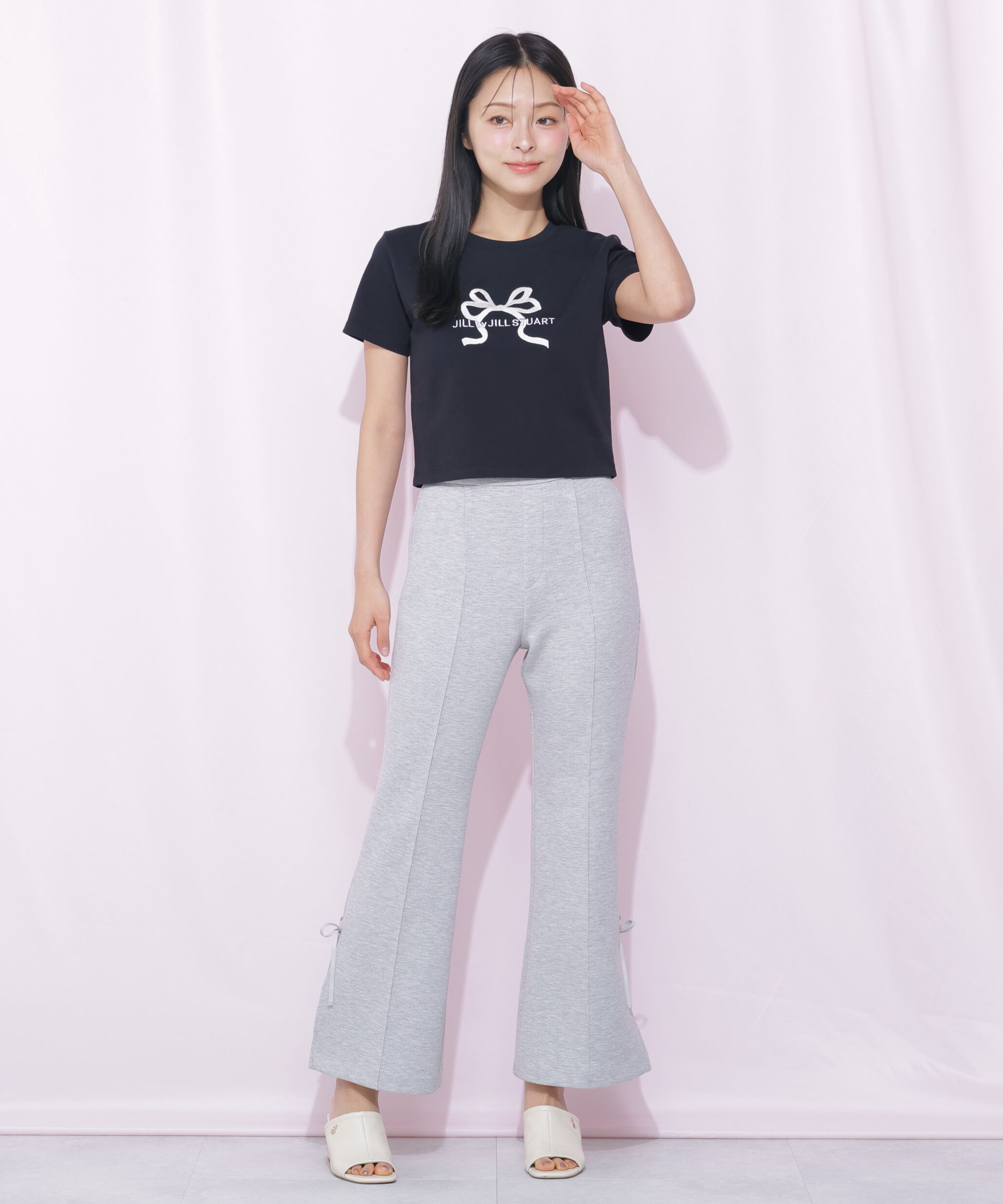  「〈RIBBONシリーズ〉フロントロゴTシャツ」|Tシャツ・カットソー|