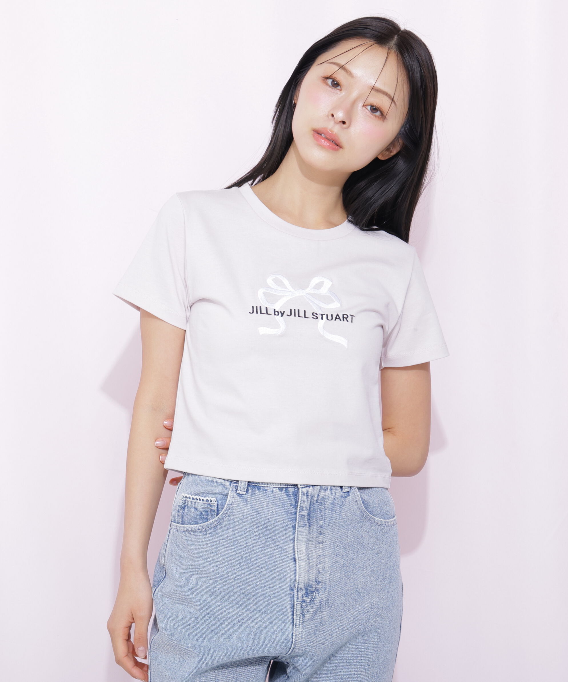  「〈RIBBONシリーズ〉フロントロゴTシャツ」|Tシャツ・カットソー|