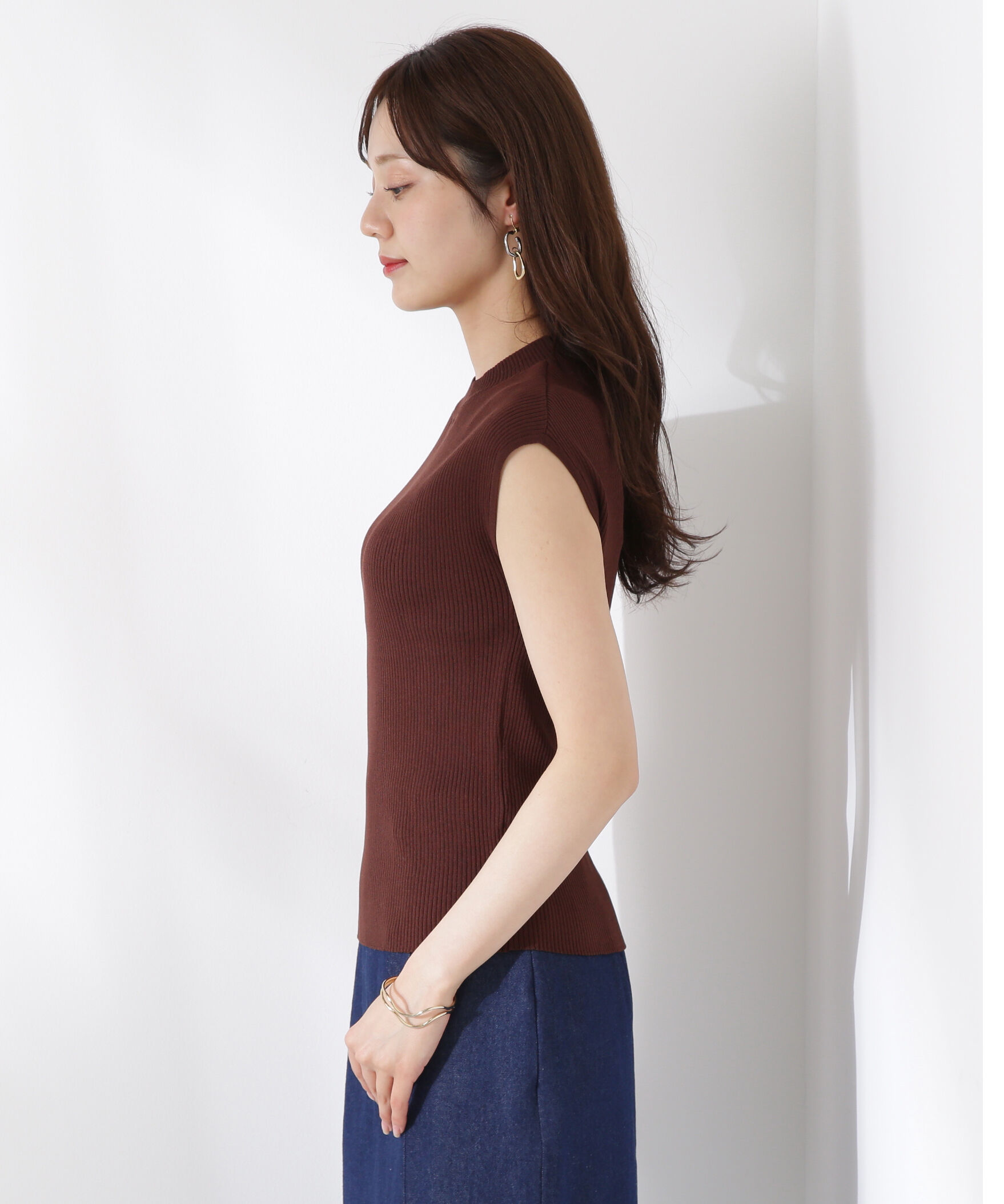 PROPORTION BODY DRESSING「ボトルネックリブニット」|ニット・セーター|