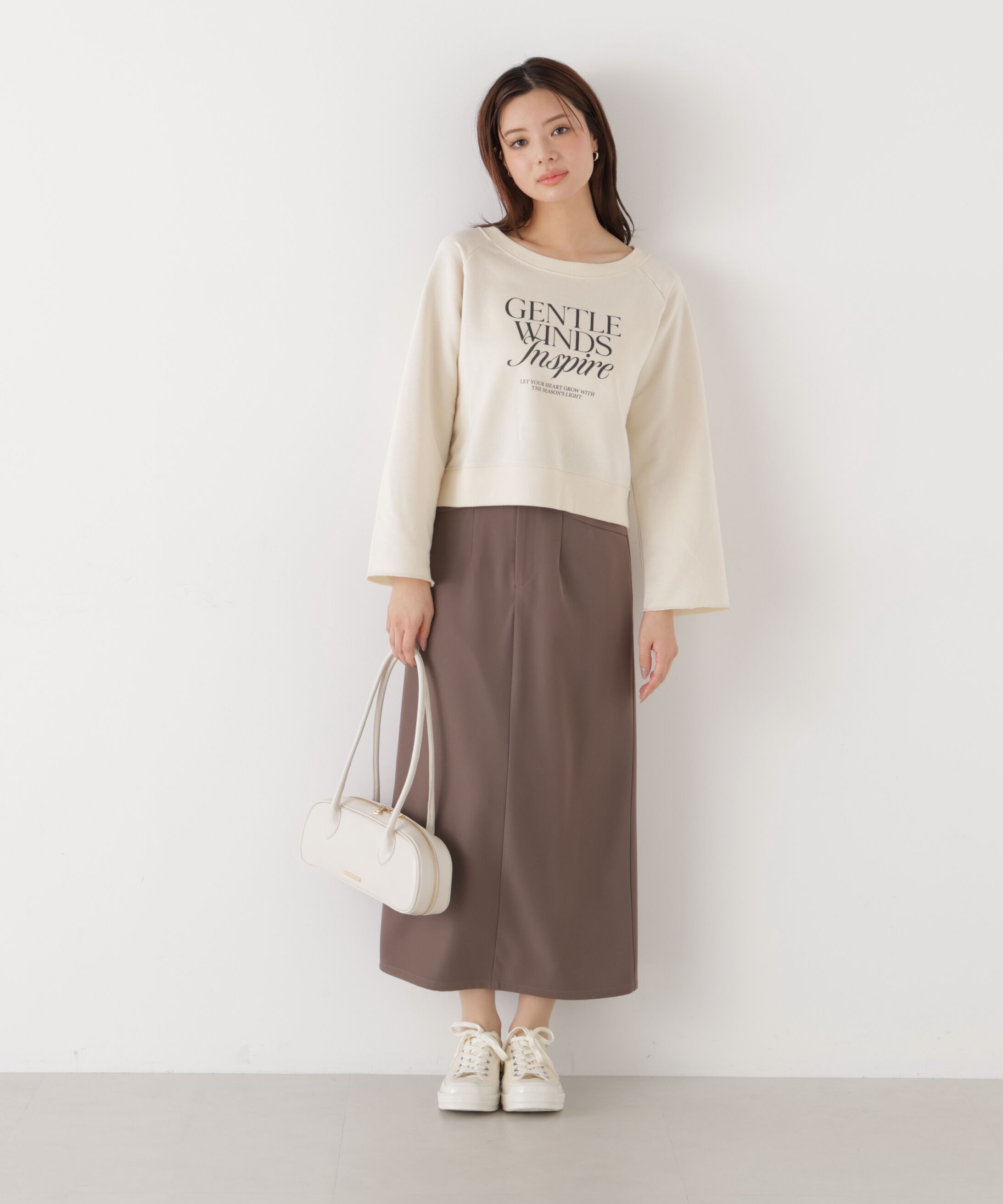 PROPORTION BODY DRESSING「〈a/mie〉ベーシックナロースカート　26SS」|スカート|