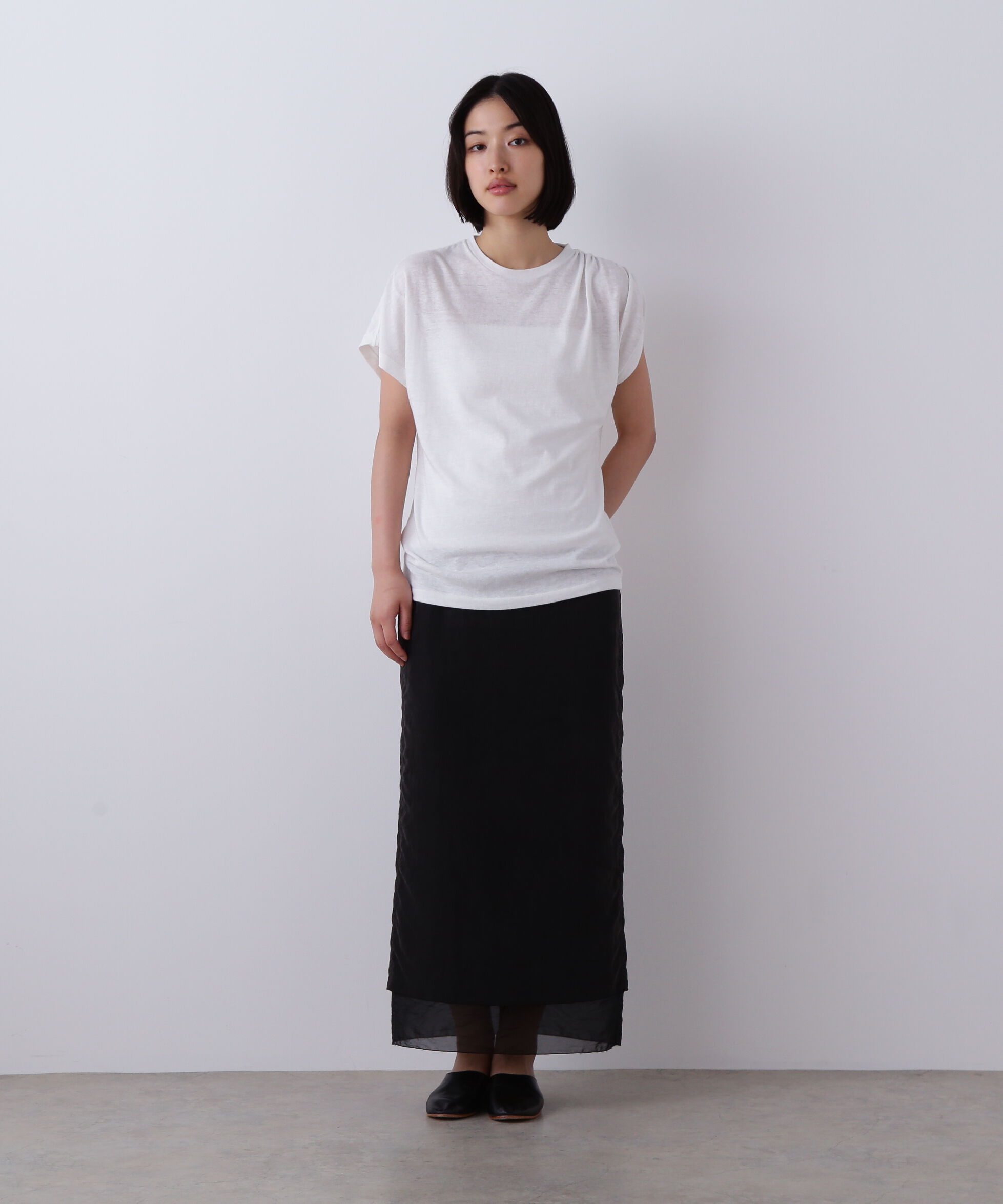 YLEVE 「YLEVE / TETRON COTTON SLUB YARN JERSEY SLEEVELESS PULLOVER」|Tシャツ・カットソー|