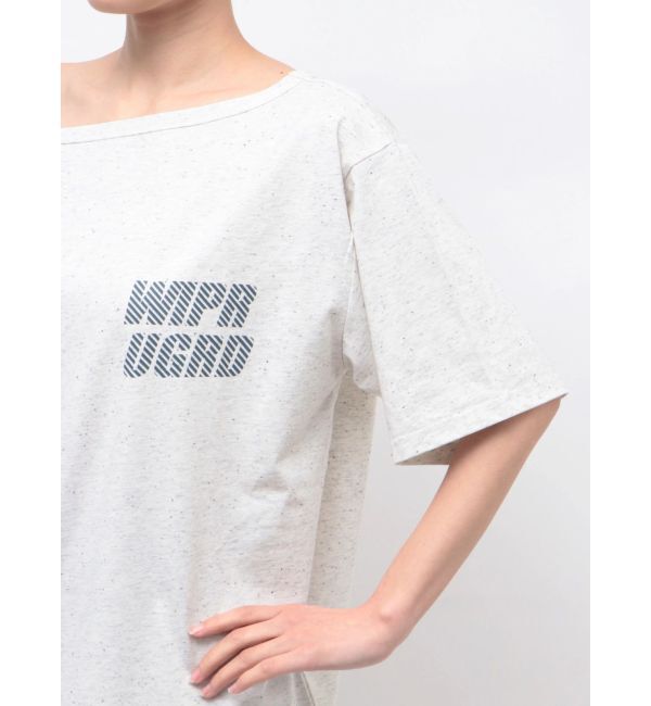 Ungrid「WAIPER別注 オフショルロゴTee」|Tシャツ・カットソー|