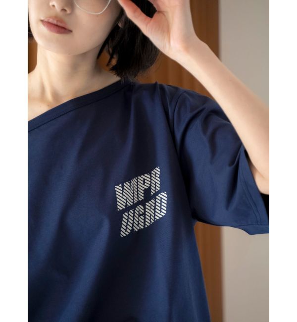 Ungrid「WAIPER別注 オフショルロゴTee」|Tシャツ・カットソー|