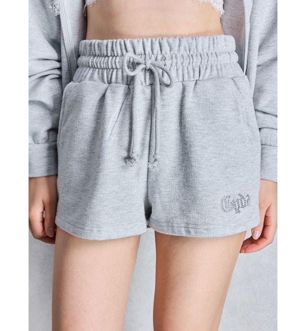 GYDA「ラインストーンGYDAラメショートパンツ」|その他|