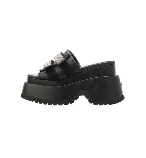 GYDA「Thick sole bijouストラップサンダル」|サンダル|
