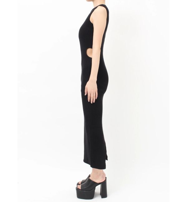GYDA「SIDE OPENロングニットワンピース」|ワンピース|
